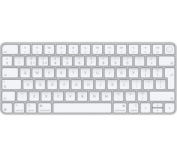 Apple Magic Keyboard with Touch ID (USB-C) - UK English - White (MXCK3B/A) - Image 1