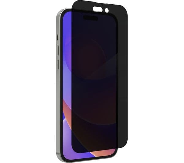 ZAGG Invisible Shield Glass Elite Privacy iPhone 14 Pro Max Screen Protector - Clear - Image 1