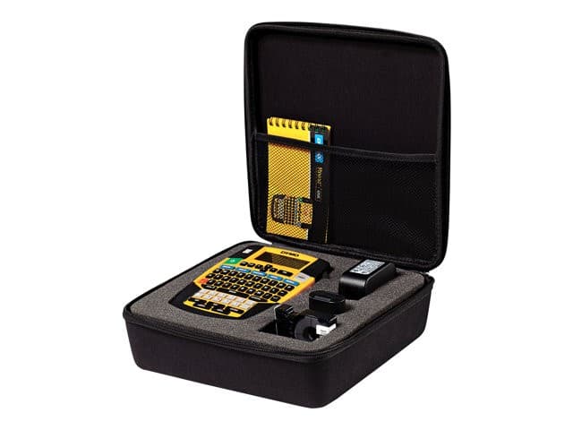 DYMO Rhino 4200 Kit - labelmaker - B/W - thermal transfer - with Carry Case, 12 mm White Vinyl Tape, Li-Ion Battery & AC Adapter - Image 1