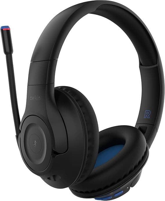 Belkin SoundForm Inspire Wireless Kids Over-Ear Headphones with Microphone - Black - Image 1