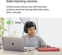 Belkin SoundForm Inspire Wireless Kids Over-Ear Headphones with Microphone - Black thumbnail 3