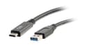 C2G 28833 USB 3.0 USB-C to USB-A Cable M/M  Black (USB IF Certified) (10 Feet  3.04 Meters) thumbnail 1