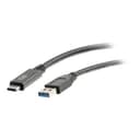 C2G 28833 USB 3.0 USB-C to USB-A Cable M/M  Black (USB IF Certified) (10 Feet  3.04 Meters) thumbnail 2