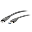 C2G 28833 USB 3.0 USB-C to USB-A Cable M/M  Black (USB IF Certified) (10 Feet  3.04 Meters) thumbnail 3