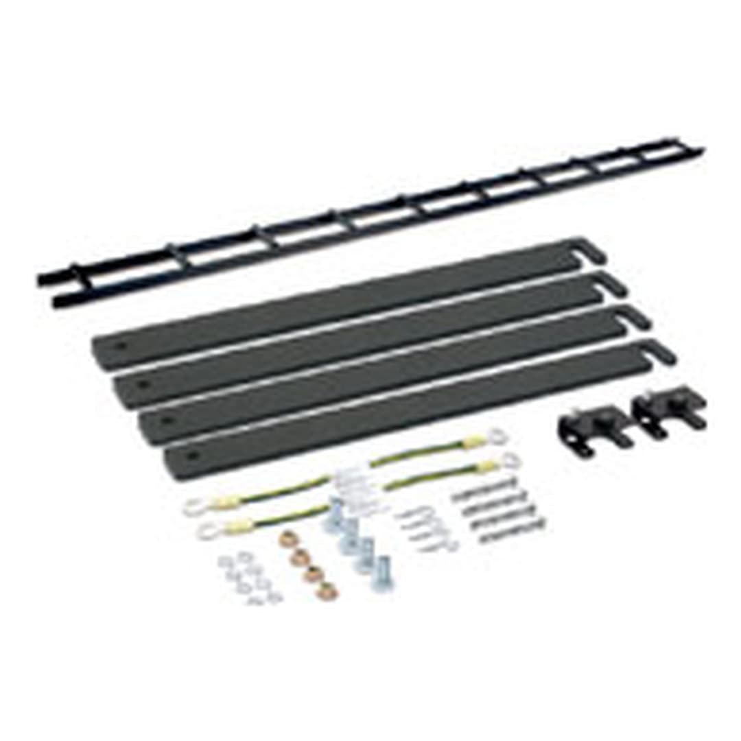 APC NetShelter Cable Management, Data Cable Ladder, with Ladder Attachment Kit, Black, 152 x 3023 x 51 mm - Image 2