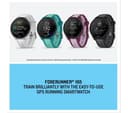 Garmin Forerunner 165 Smartwatch 43mm Music Sports Watch - Turquoise Aqua thumbnail 4