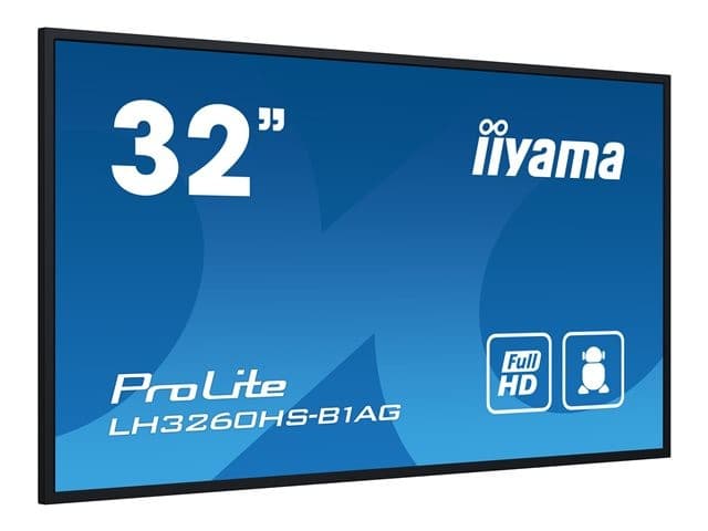 iiyama ProLite LH3260HS-B1AG 32" Class (31.5" viewable) LED-backlit LCD display - Full HD - for digital signage - Image 7