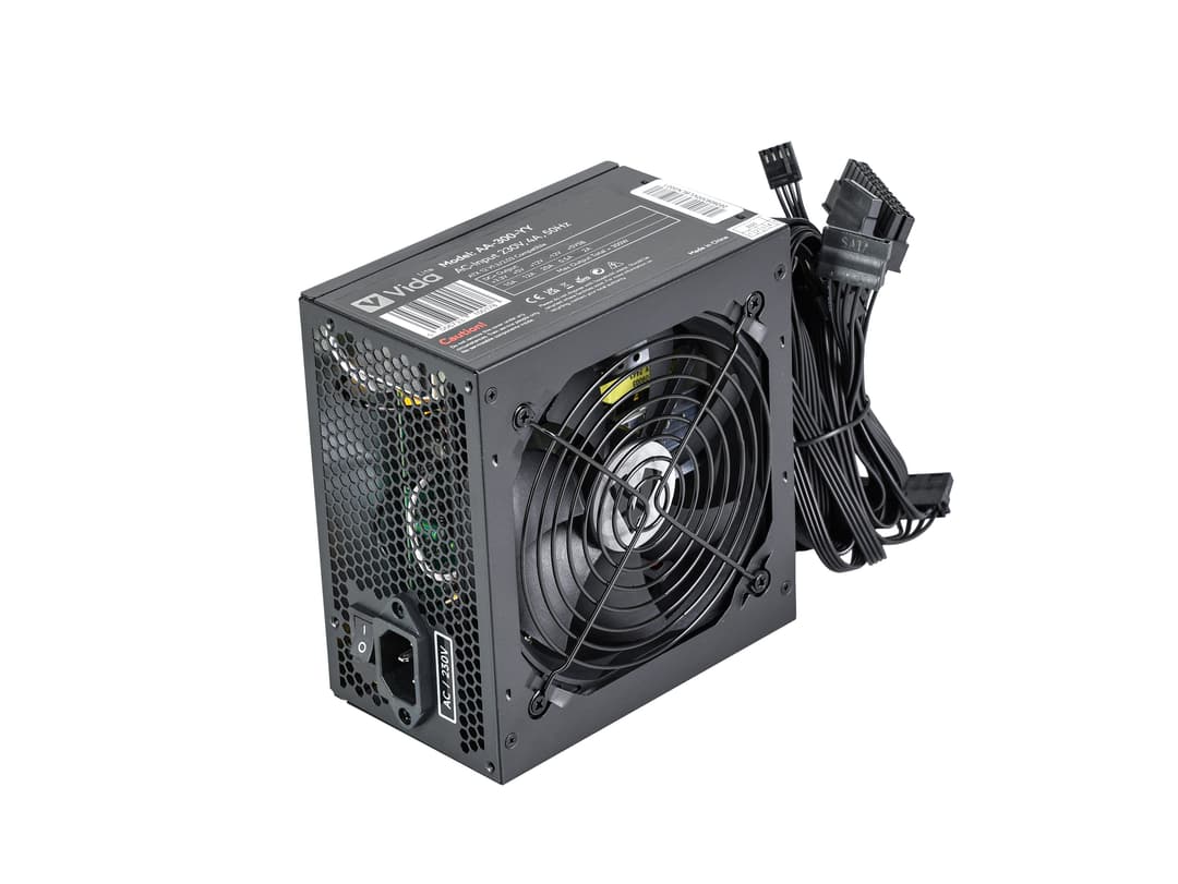 VIDA LITE 300W PSU PPFC 12CM FAN power supply unit 24-pin ATX ATX Black - Image 1