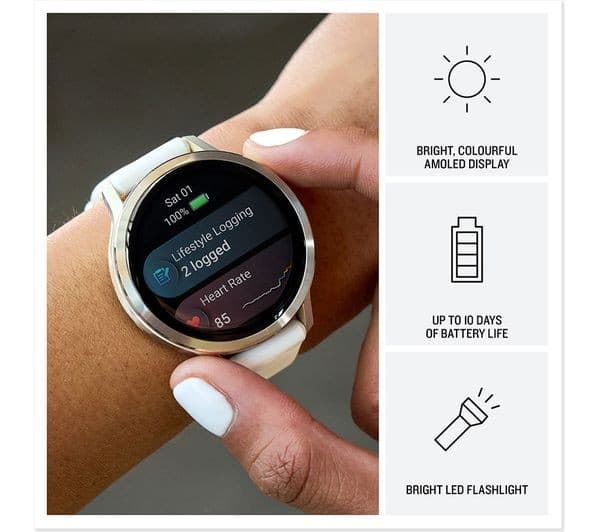 Garmin Venu 4 Smartwatch 41mm Slate Black - Image 10
