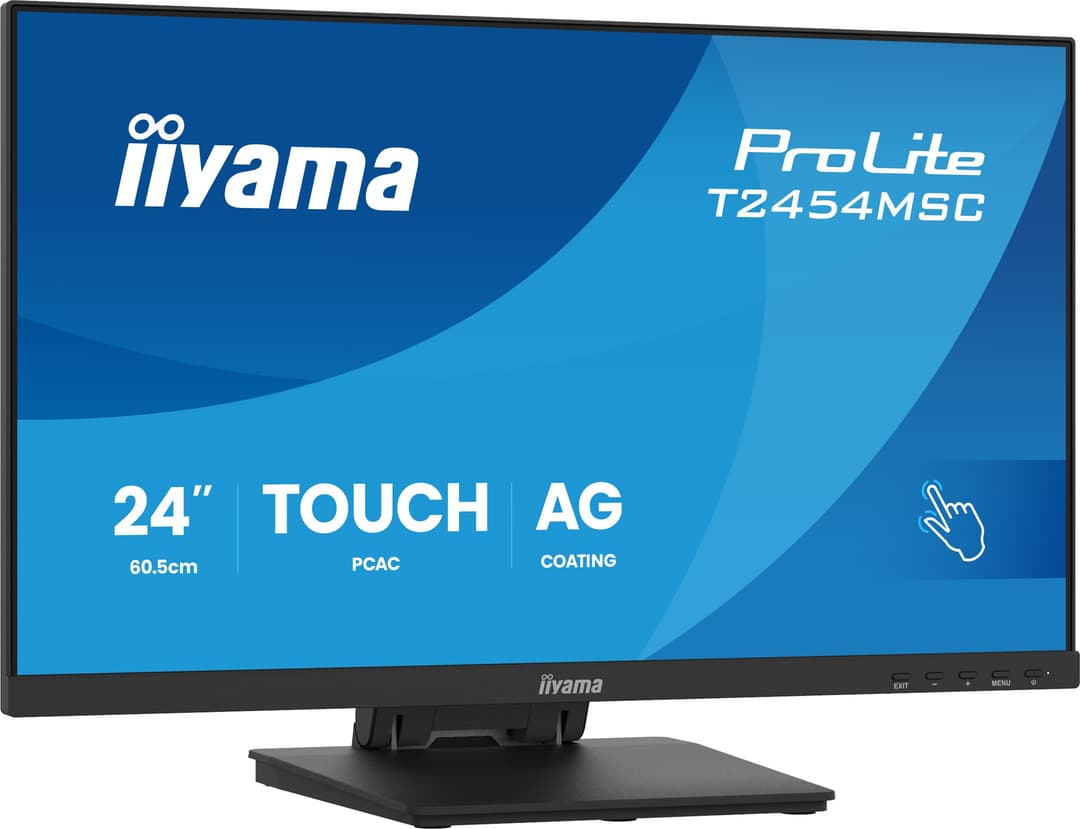 iiyama ProLite T2454MSC-B3AG computer monitor 60.5 cm (23.8") 1920 x 1080 pixels Full HD LED Touchscreen Multi-user Black - Image 3