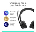 LOGITECH Zone 300 Wireless Headset - Graphite thumbnail 7