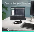 LOGITECH Zone 300 Wireless Headset - Graphite thumbnail 9