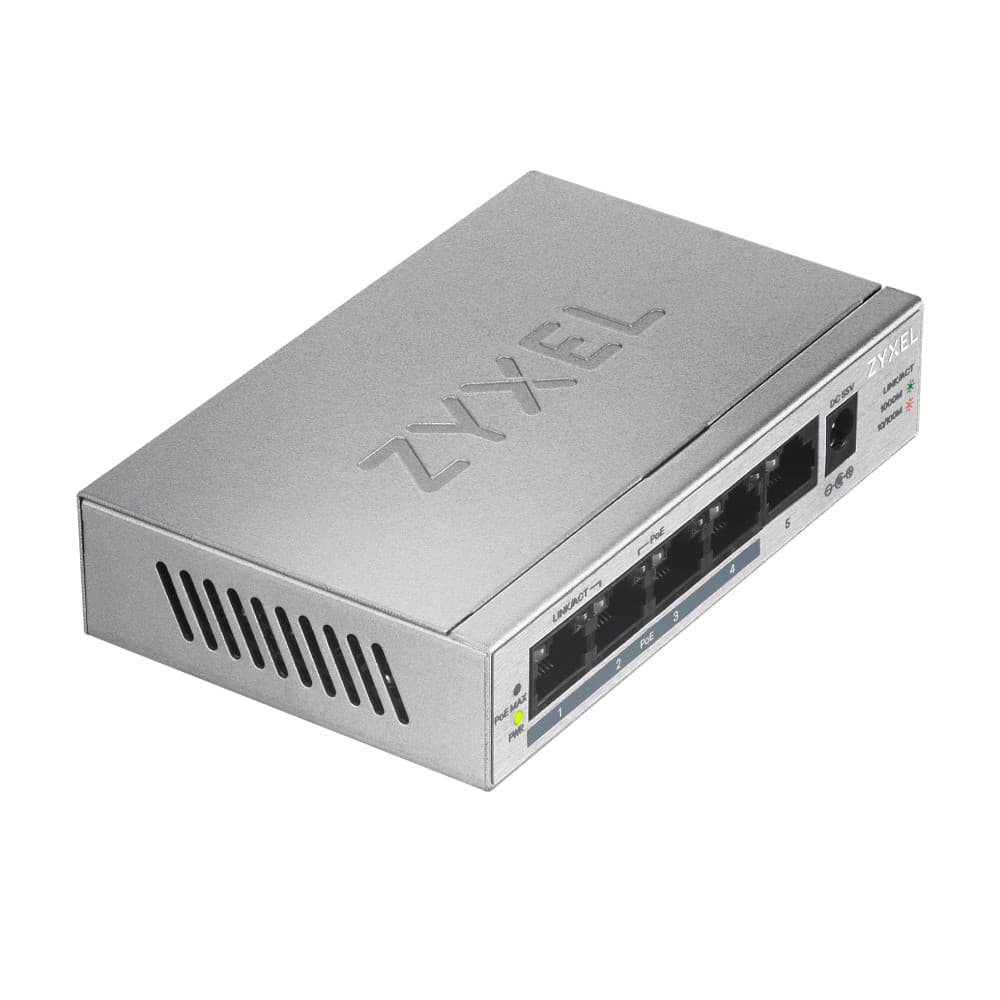 Zyxel GS1005HP-GB0101F 10 Gbit/s Unmanaged 5 x Gigabit Ethernet RJ45 Network Switch - Image 8