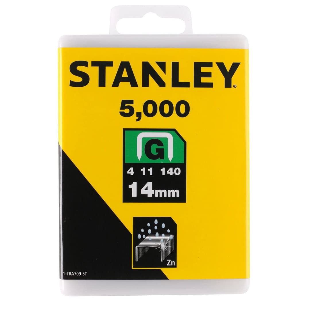 Stanley 1-TRA709-5T 14mm G-Type Heavy Duty Staples - ZZ3 - Image 1