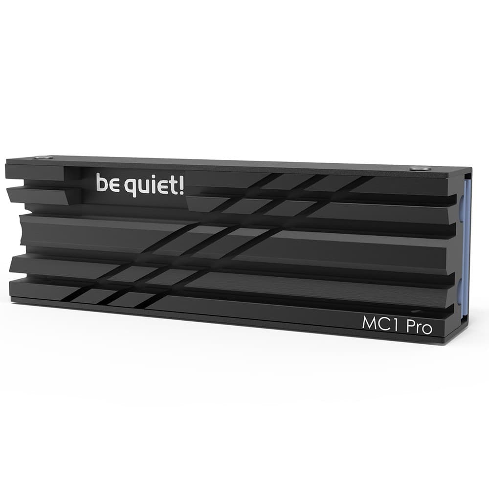 be quiet! MC1 Pro M.2 2280 SSD Cooler Heatsink with Integrated Heat Pipe - Black