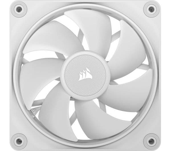 CORSAIR iCUE Link LX120 RGB 120 mm PWM Fans - Starter Kit, White - Image 1