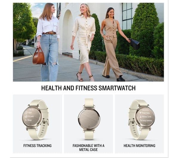 GARMIN Lily 2 Smart Watch - Cream Gold - Image 10