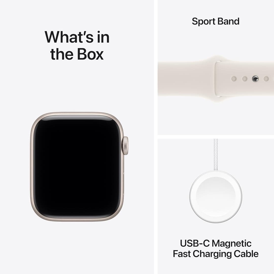 Apple Watch SE 3 Smartwatch 44mm Starlight - Image 6