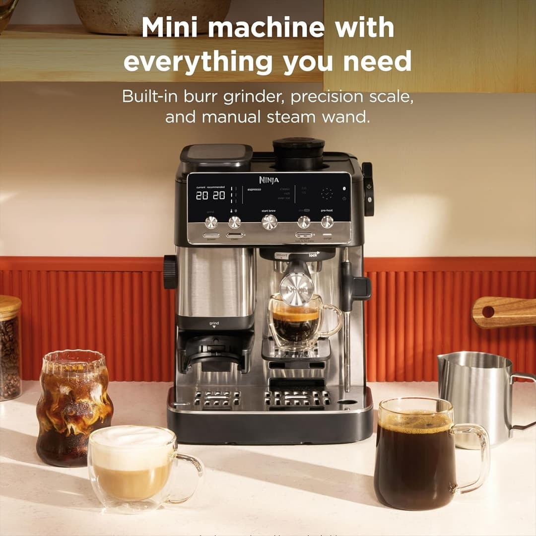 Ninja Luxe Café Mini 2-in-1 Espresso and Filter Coffee Machine ES301UK - Image 2