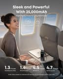 Anker 25000mAh 165W Power Bank with Built-In Retractable USB-C Cables - Black thumbnail 4