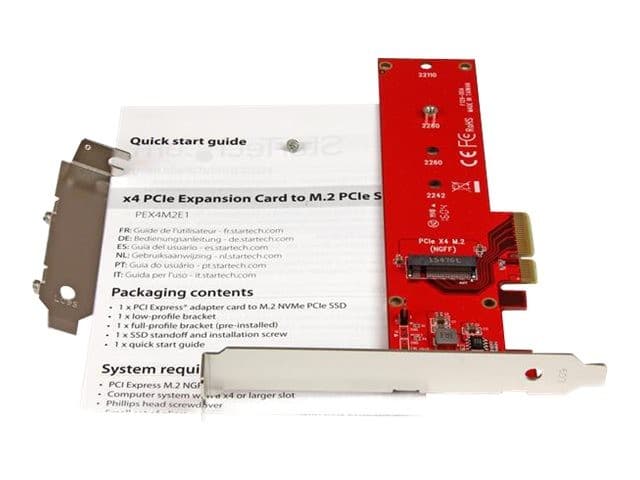 StarTech M2 PCIe SSD Adapter PCIe x4 Red - Image 5