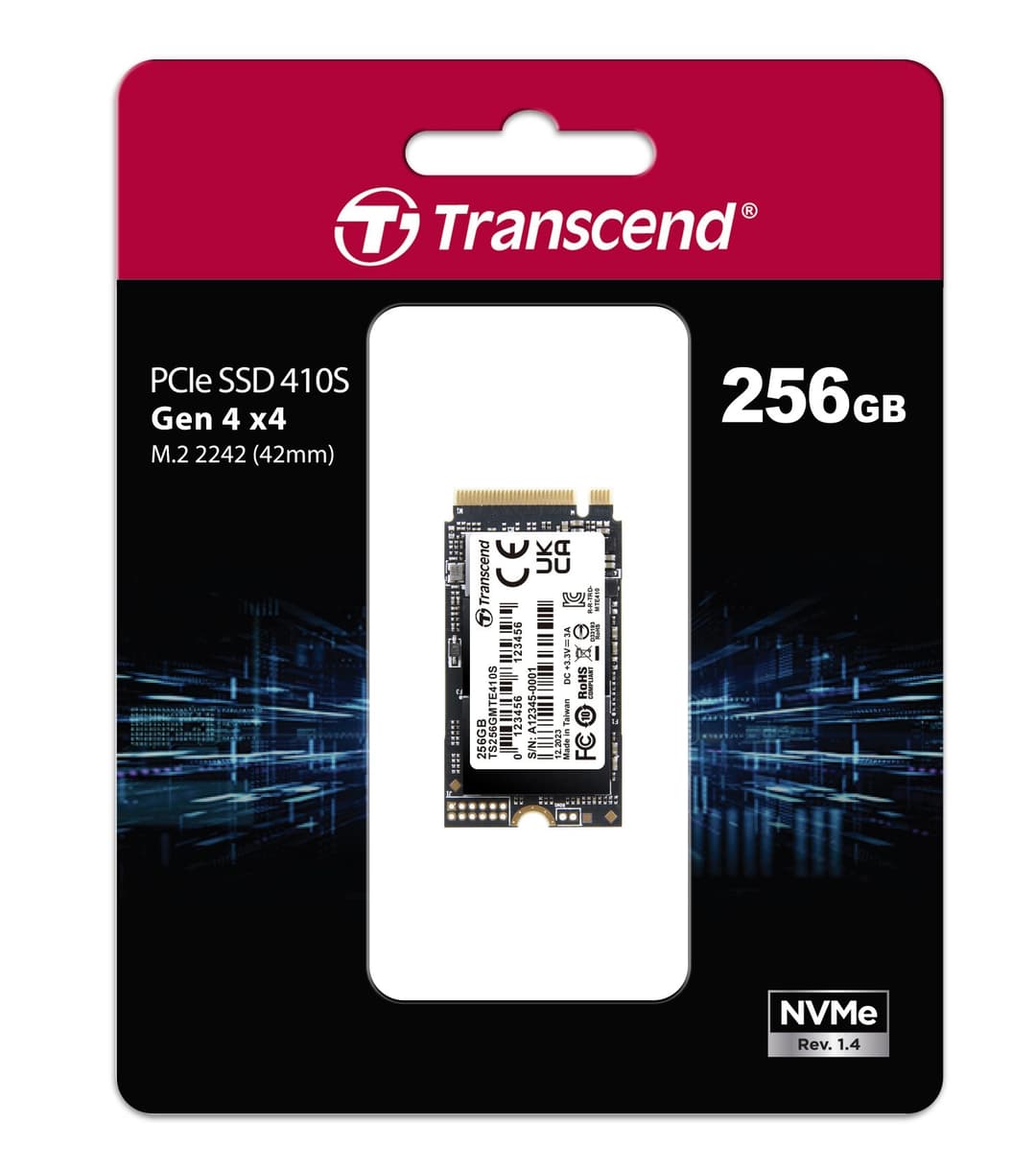 256GB Transcend 410S NVMe PCIe 4.0 M.2 2242 Gen4 x4 Internal SSD - Image 2