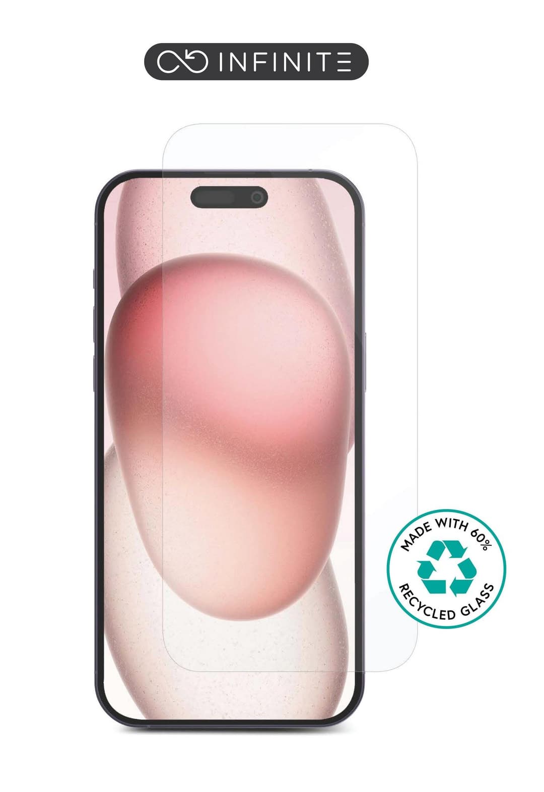INFINITE (GRS) iPhone 16 Pro Screen Protector. Clear Tempered Glass. Titan Shield. 10 pcs BULK pack - Image 1