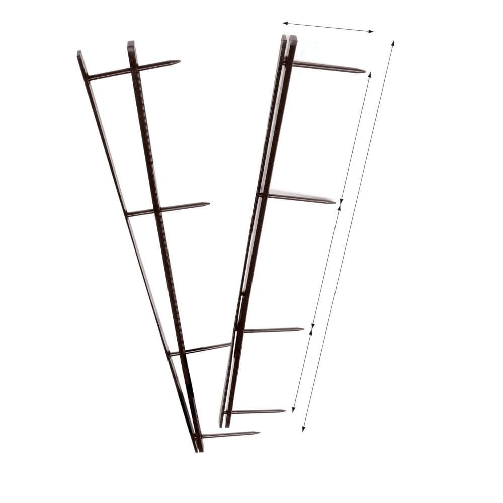 GBC 9741639 VeloBind Binding Strips 45mm 4-Pin A4 White 200 Sheet Capacity (Pack of 25) - Image 1