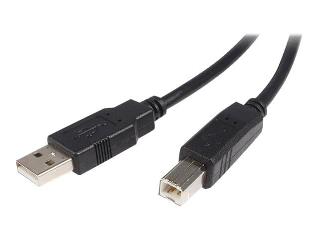 StarTech USB 2.0 A to B Cable 0.5m - Black