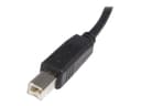 StarTech USB2HAB50CM USB 2.0 A to B Cable 0.5m Black thumbnail 2