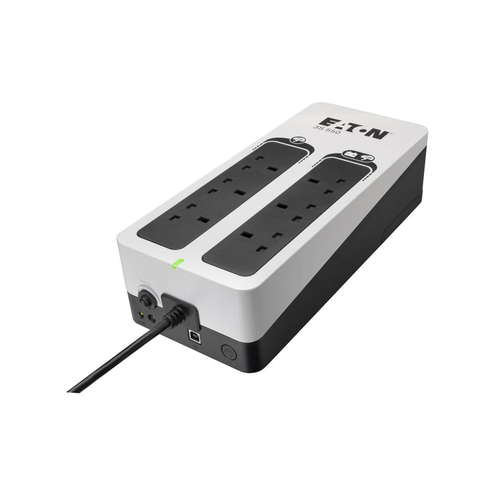 Eaton 3S Gen2 550VA 330W 230V Offline UPS with 6× BS Outlets