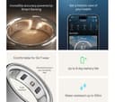 Oura Ring 4 Smart Ring Brushed Silver Size 7 thumbnail 5