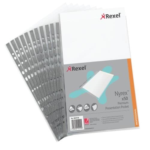 Rexel Nyrex™ Top Opening Pockets (50) - Image 1