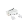 CablesDirect Cat 6 RJ-45 Plug (100pack) RJ45 Transparente - Conector (RJ45, Transparente, Oro)