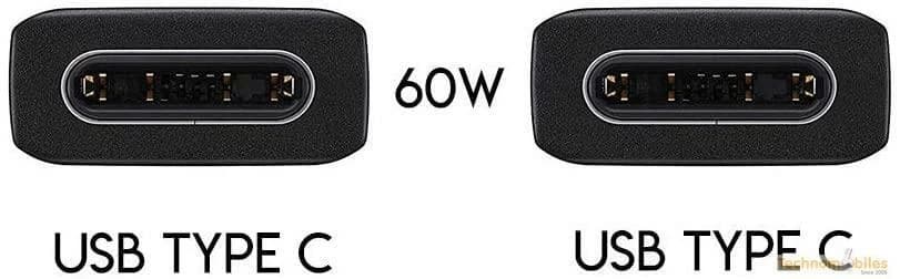 Samsung Original EP-TA800UBE Black 25W Super Fast Charging Type C to Type C Mobi - Image 2