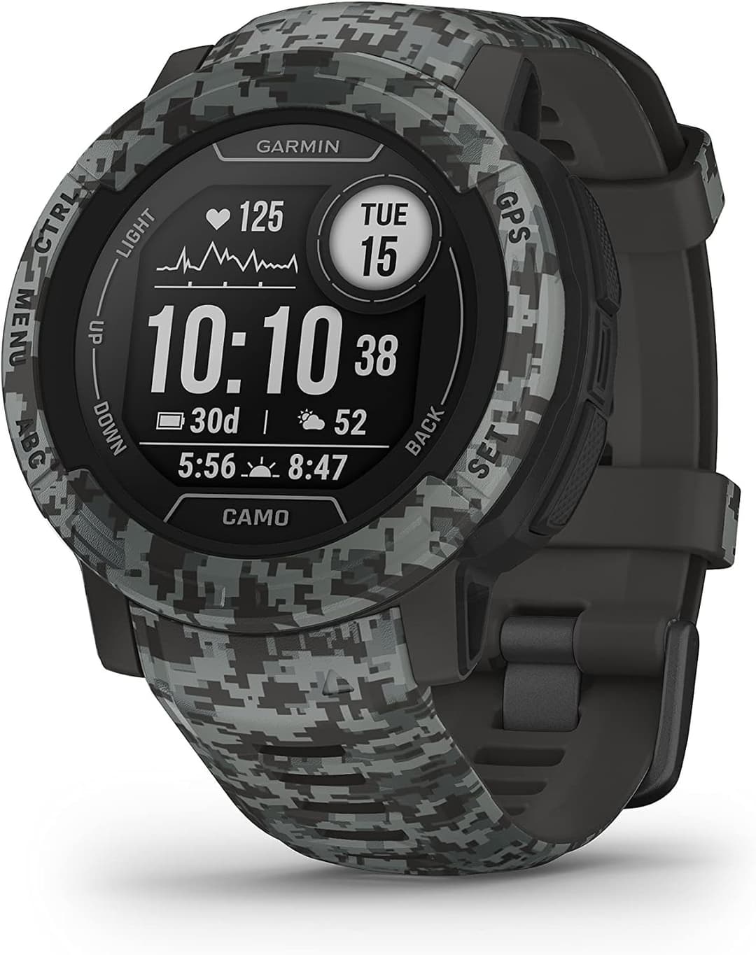 Garmin Instinct 2 Smartwatch 45mm Graphite Camo - Image 1