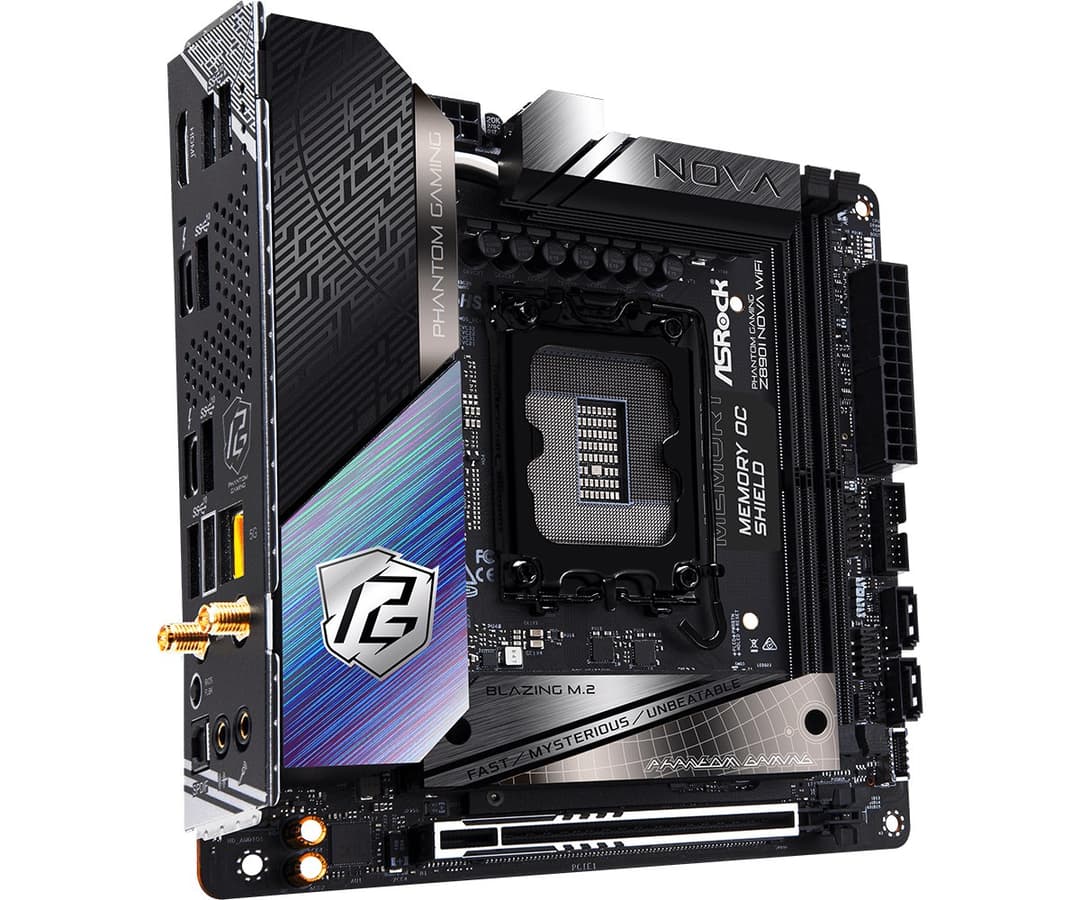 Asrock Phantom Gaming Z890I Nova WiFi Intel Z890 LGA 1851 (Socket V1) mini ITX - Image 3