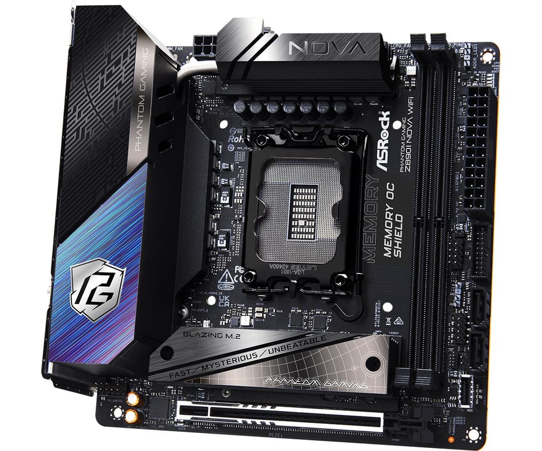 Asrock Phantom Gaming Z890I Nova WiFi Intel Z890 LGA 1851 (Socket V1) mini ITX - Image 4