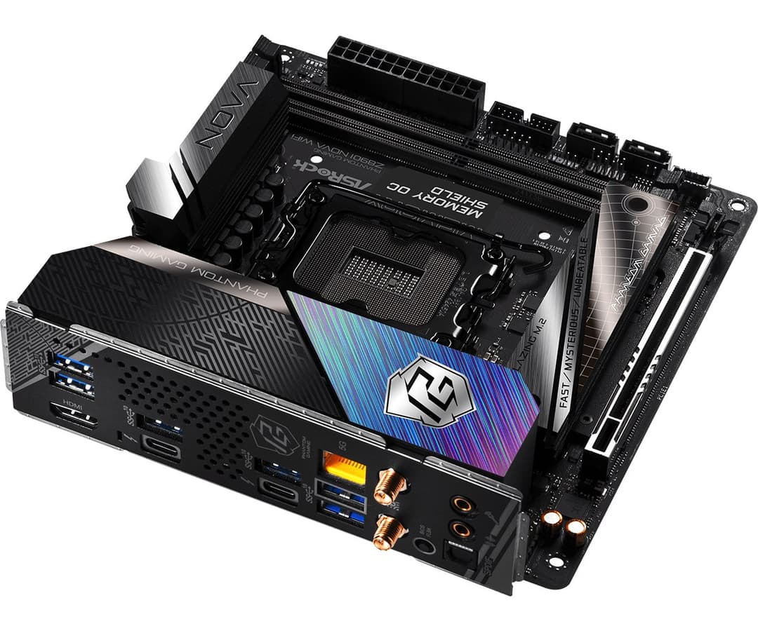 Asrock Phantom Gaming Z890I Nova WiFi Intel Z890 LGA 1851 (Socket V1) mini ITX - Image 6