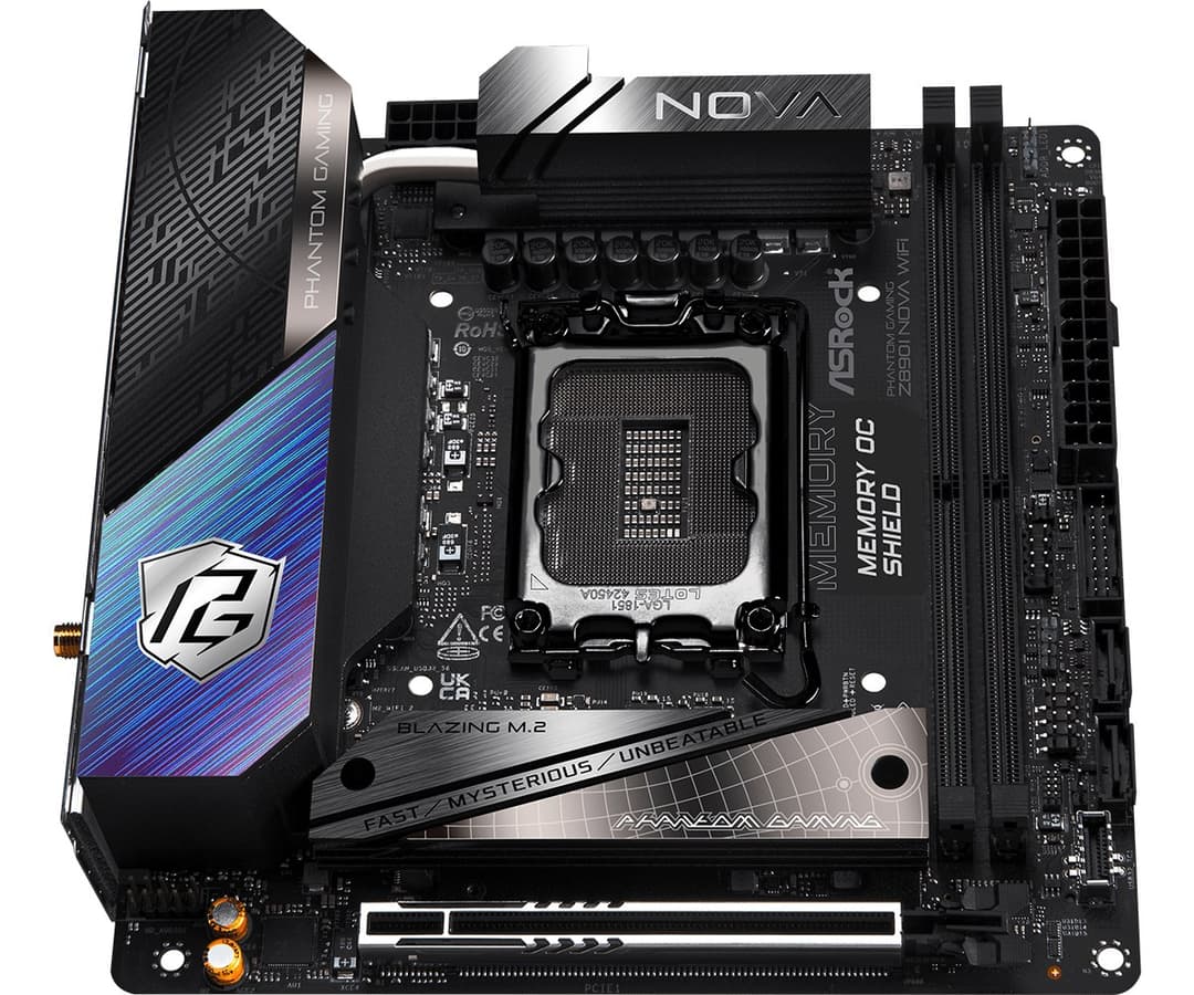 Asrock Phantom Gaming Z890I Nova WiFi Intel Z890 LGA 1851 (Socket V1) mini ITX - Image 7