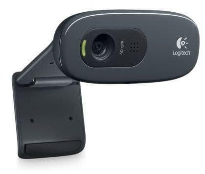 Logitech C270 HD Webcam 720p - Black - Image 1