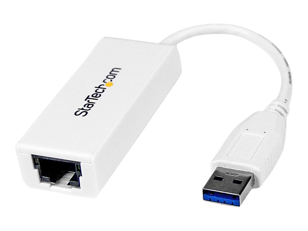 StarTech.com USB 3.0 to Gigabit Ethernet Network Adapter - 10/100/1000 NIC - USB to RJ45 LAN Adapter for PC Laptop or MacBook (USB31000SW) - network adapter - USB 3.0 - Gigabit Ethernet - Image 1