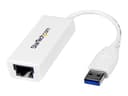 StarTech.com USB 3.0 to Gigabit Ethernet Network Adapter - 10/100/1000 NIC - USB to RJ45 LAN Adapter for PC Laptop or MacBook (USB31000SW) - network adapter - USB 3.0 - Gigabit Ethernet thumbnail 1