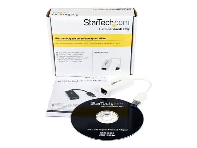 StarTech.com USB 3.0 to Gigabit Ethernet Network Adapter - 10/100/1000 NIC - USB to RJ45 LAN Adapter for PC Laptop or MacBook (USB31000SW) - network adapter - USB 3.0 - Gigabit Ethernet - Image 6