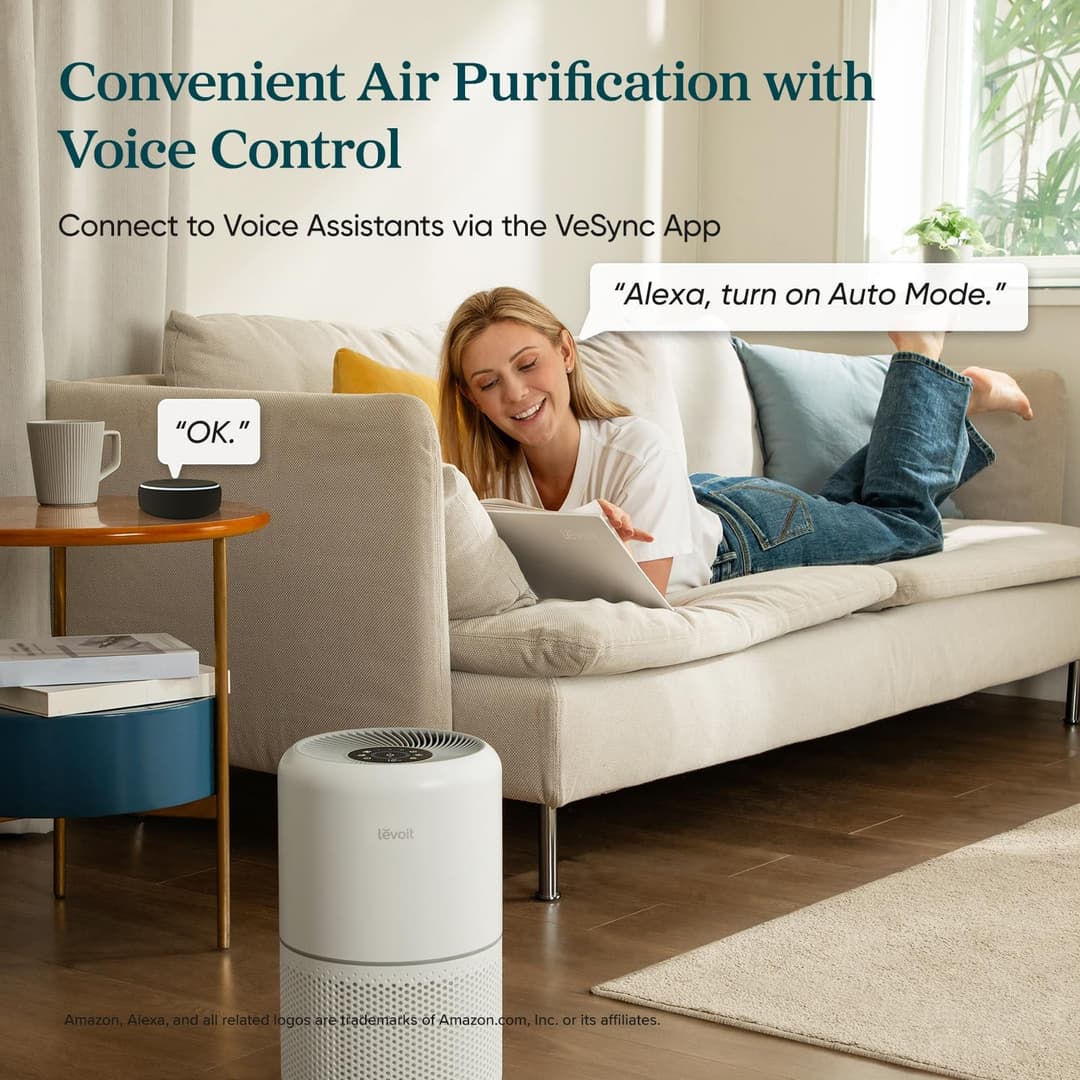 Levoit Core 300S Smart HEPA Air Purifier - Milky White - Image 6