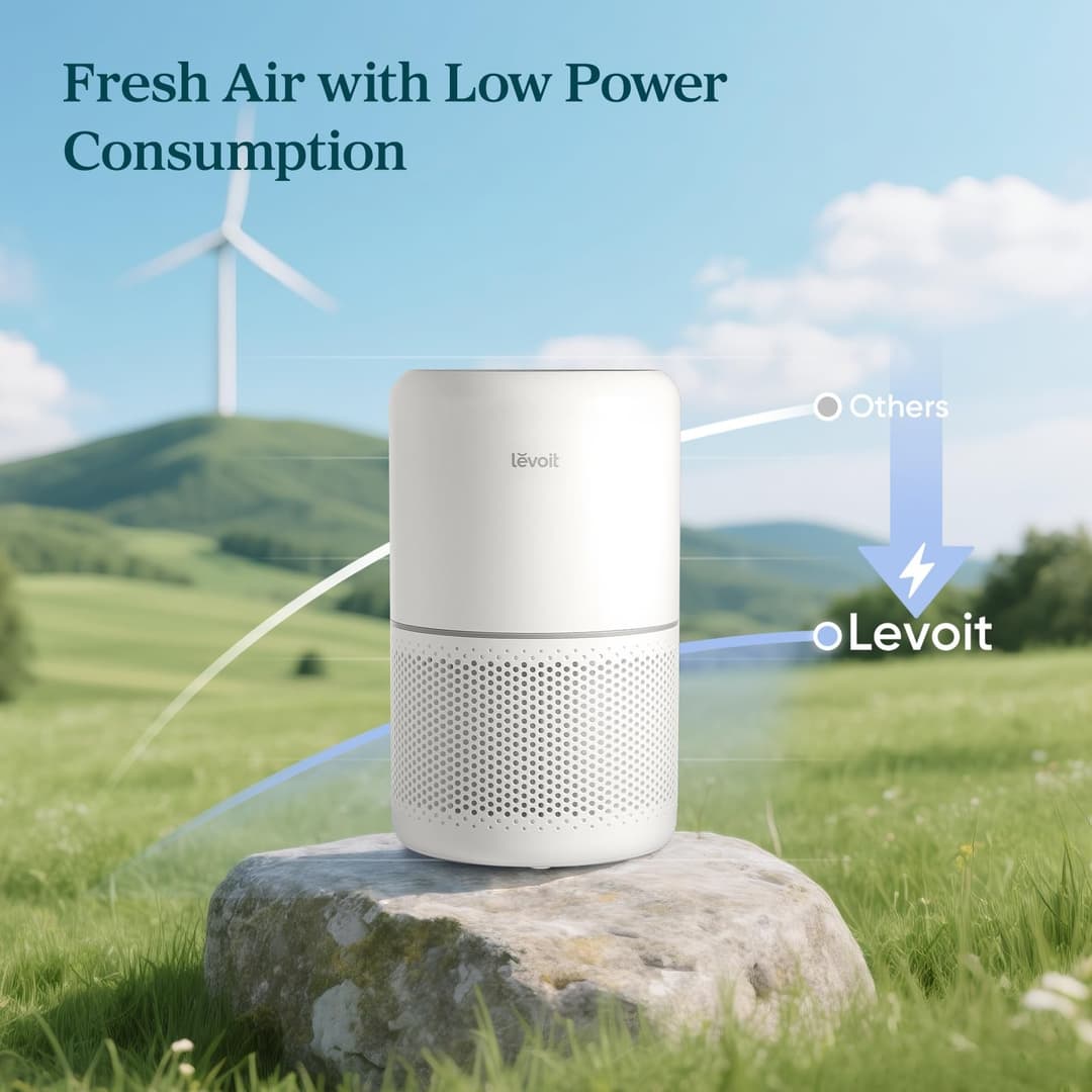 Levoit Core 300S Smart HEPA Air Purifier - Milky White - Image 7
