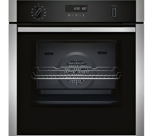 NEFF Slide&Hide N50 B6ACH7AN7B Electric Pyrolytic Smart Oven - Stainless Steel - Image 1