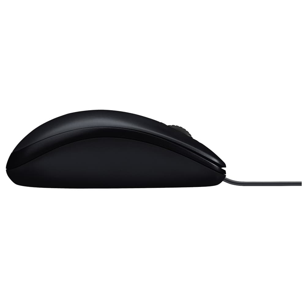 Logitech M90 Wired Ambidextrous USB Mouse Black - 910-001793 - Image 7