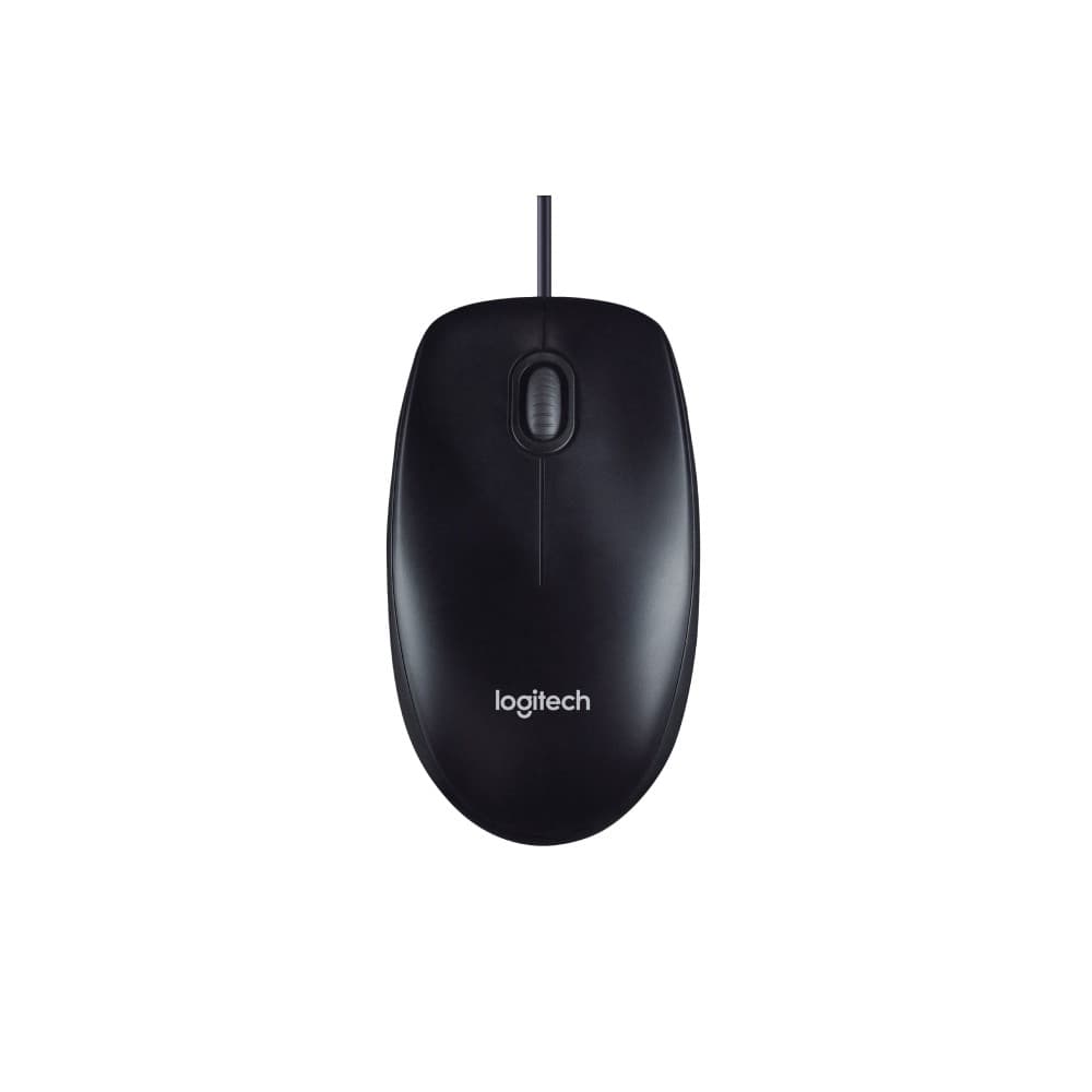 Logitech M90 Wired Ambidextrous USB Mouse Black - 910-001793 - Image 9