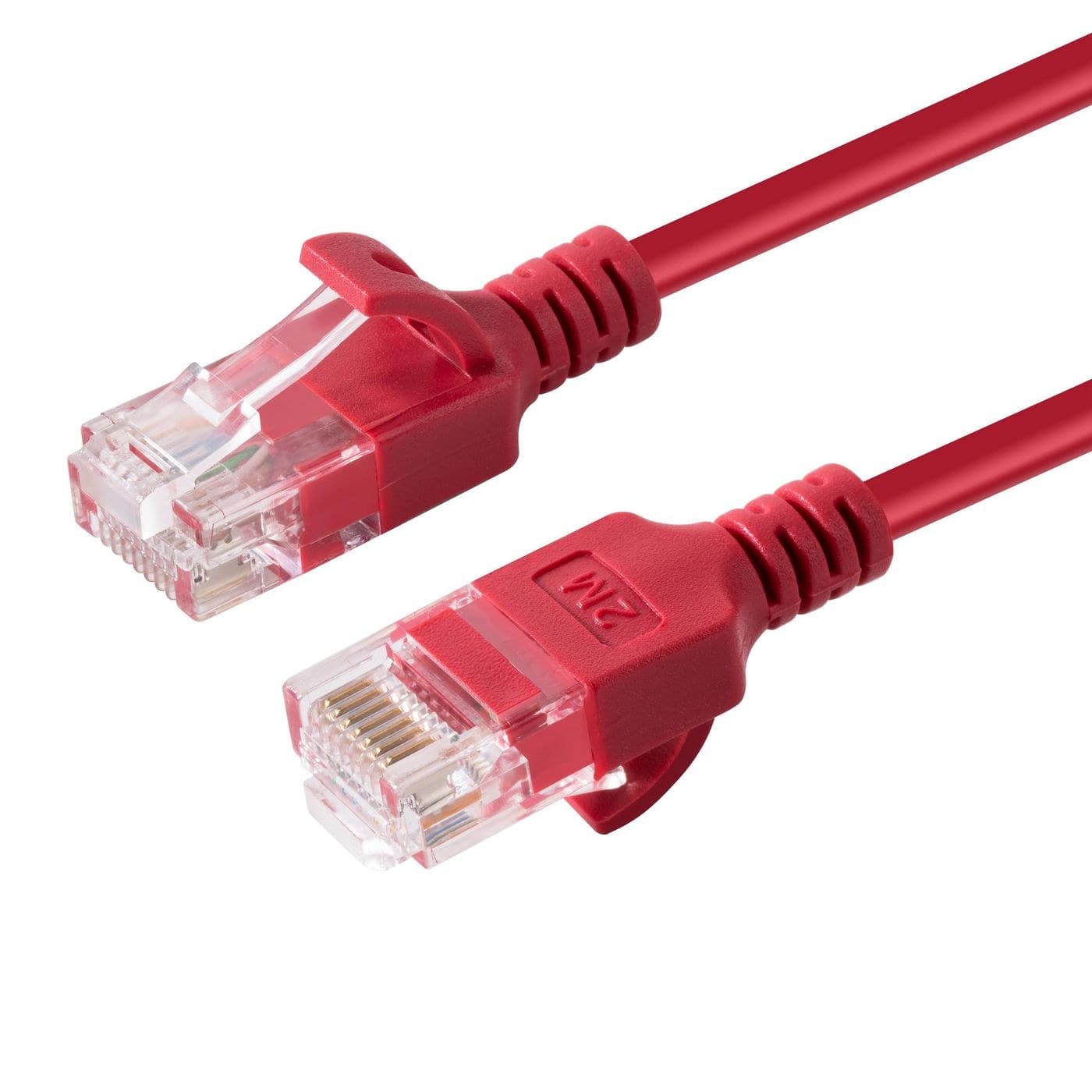 Microconnect U/UTP CAT6A Slim LSZH Network Cable 5m - Red
